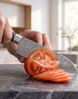 5-Piece Hand-Forged Damascus Steel Knife Set | Chef, Santoku, Cleaver, Utility & Bread Knives