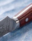 4-Piece Damascus Steak Knife Set | 67-Layer Damascus Steel | Wood Handles