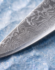 4-Piece Damascus Steak Knife Set | 67-Layer Damascus Steel | Wood Handles