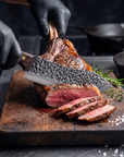 5-Piece Hand-Forged Knife Set | High-Carbon Steel | Hardwood & Copper Rivet Handles