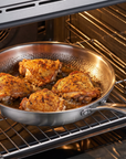 Titanium Frying Pan | 5-Layer Construction | Induction & Gas Compatible
