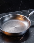 Titanium Frying Pan | 5-Layer Construction | Induction & Gas Compatible