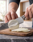 8-Piece Damascus Kitchen Knife Set | 58+ HRC Stainless Steel | Wood Handles