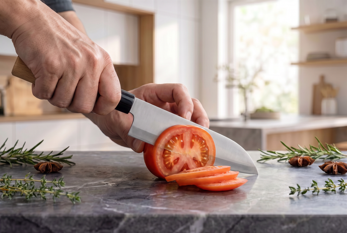 4-Piece Japanese Knife Set | Gyuto, Nakiri, Santoku Deba &amp; Petty | High-Carbon Stainless Steel