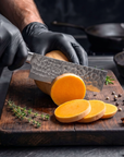 5-Piece Hand-Forged Damascus Steel Knife Set | Chef, Santoku, Cleaver, Utility & Bread Knives