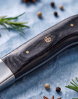 5-Piece Hand-Forged Damascus Steel Knife Set | Chef, Santoku, Cleaver, Utility & Bread Knives
