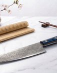 7" Santoku Knife — VG10 Damascus Steel, Pakkawood Handle
