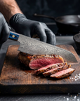 7" Santoku Knife — VG10 Damascus Steel, Pakkawood Handle