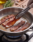 Titanium Frying Pan with Lid | Honeycomb Surface | Induction Compatible | Multi-Layer Construction