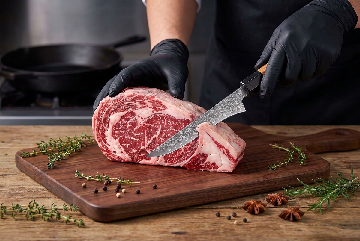 5.5" Boning &amp; Fillet Knife | VG10 67-Layer Damascus Steel | Rosewood Handle