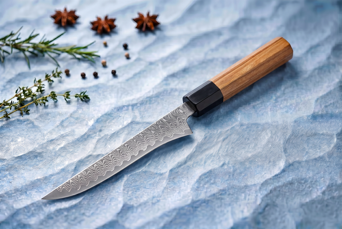 5.5" Boning &amp; Fillet Knife | VG10 67-Layer Damascus Steel | Rosewood Handle