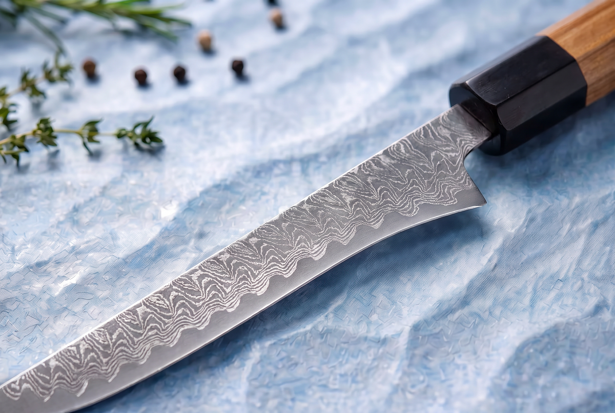 5.5" Boning &amp; Fillet Knife | VG10 67-Layer Damascus Steel | Rosewood Handle