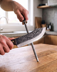 5-Piece Hand-Forged Knife Set | High-Carbon Steel | Hardwood & Copper Rivet Handles