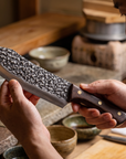 5-Piece Hand-Forged Knife Set | High-Carbon Steel | Hardwood & Copper Rivet Handles