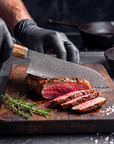 7" Santoku Knife | AUS-10 67-Layer Damascus Steel | Solid Olivewood Handle