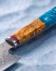 8" Kiritsuke Chef Knife — VG10 Damascus Steel, Octagonal Resin Handle