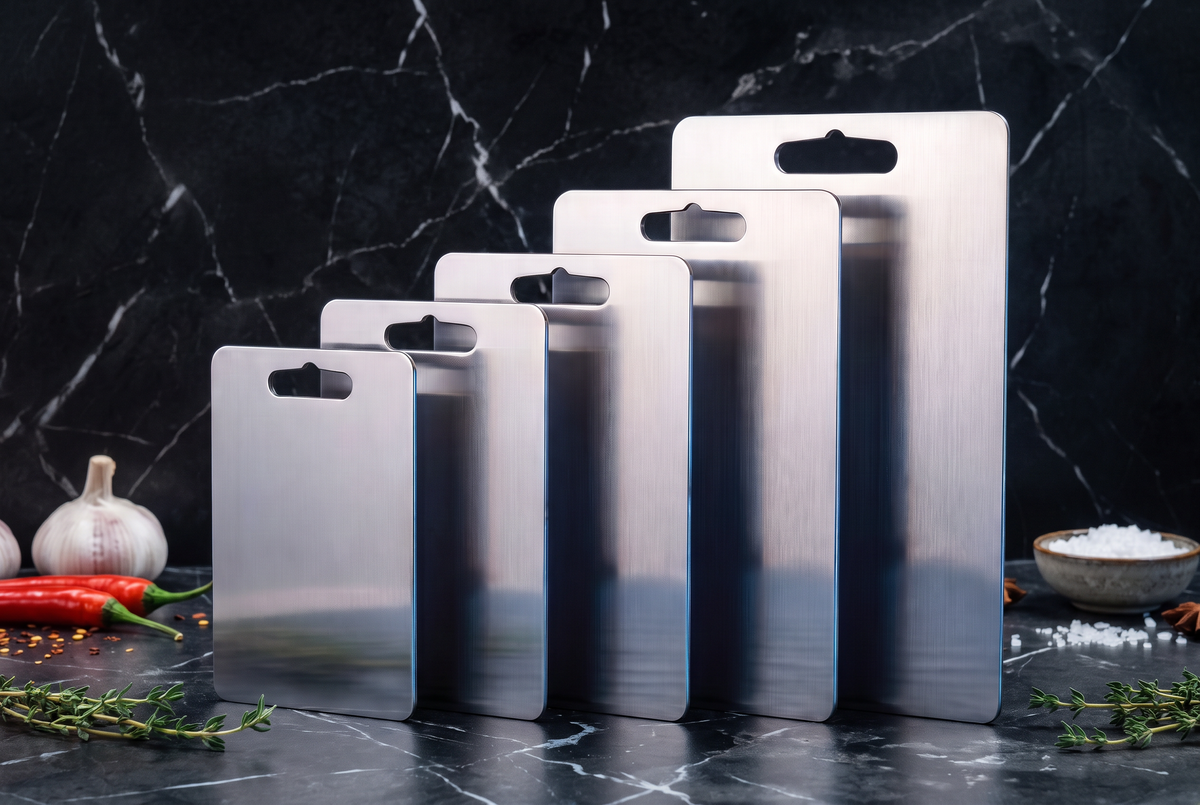 Titanium Cutting Board | Non-Porous Double-Sided Prep Board