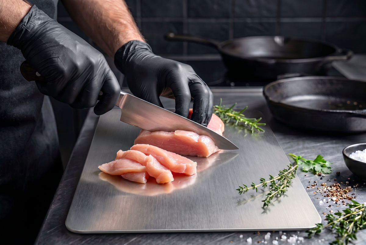 Titanium Cutting Board | Non-Porous Double-Sided Prep Board