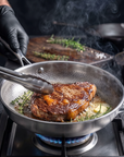 Titanium Frying Pan | 5-Layer Construction | Induction & Gas Compatible