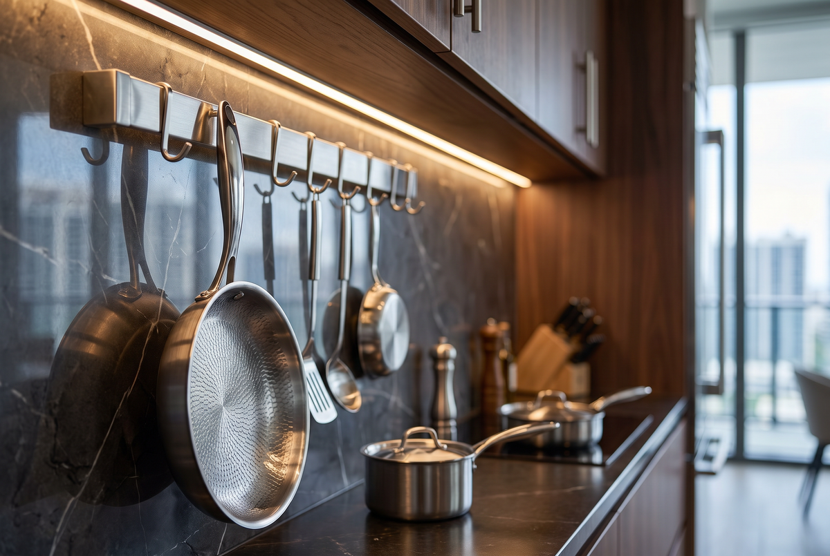Titanium Frying Pan | 5-Layer Construction | Induction &amp; Gas Compatible