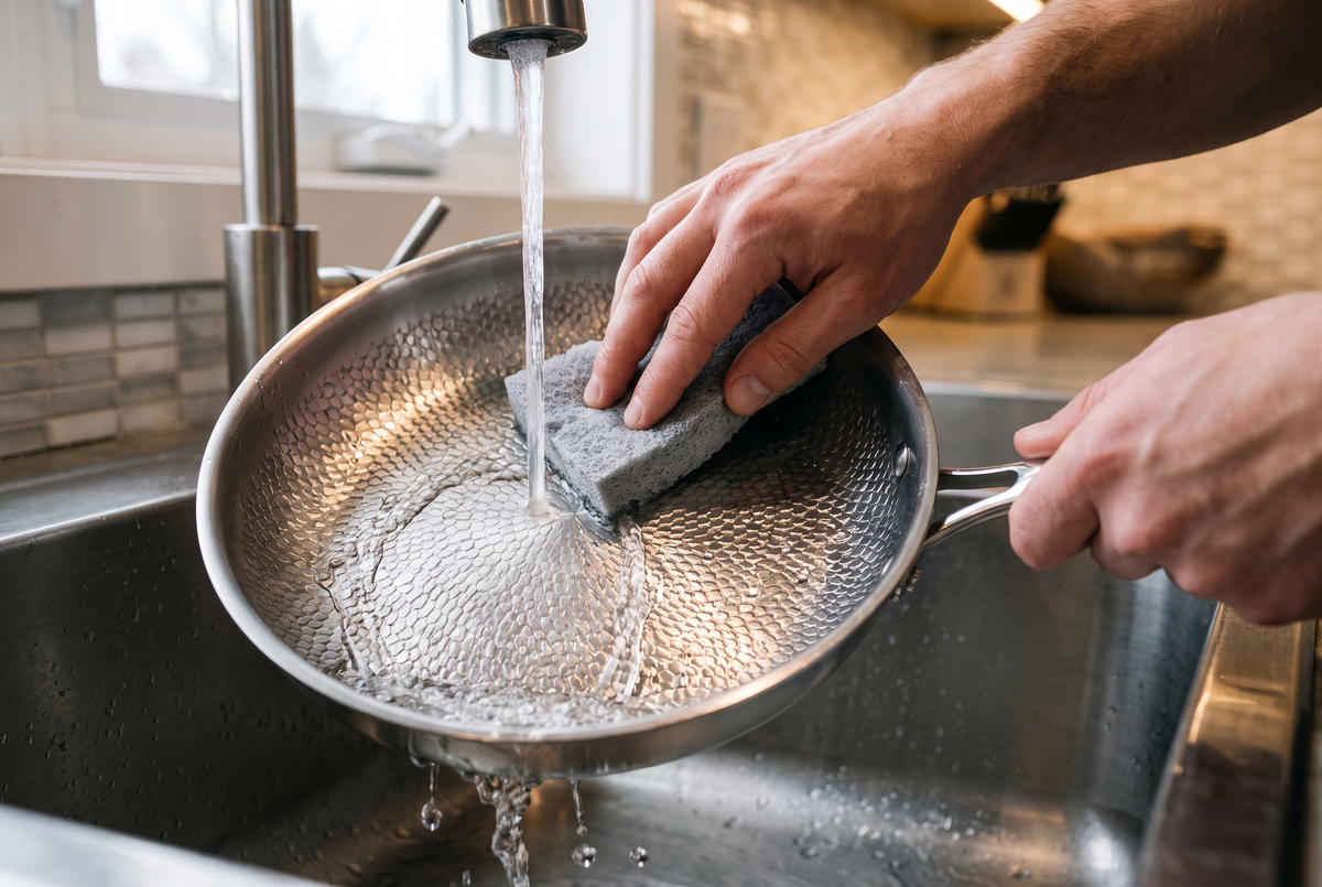 Titanium Frying Pan | 5-Layer Construction | Induction &amp; Gas Compatible