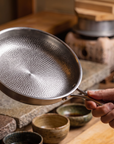 Titanium Frying Pan | 5-Layer Construction | Induction & Gas Compatible