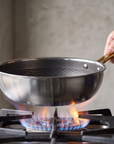 316 Stainless Steel Frying Pan | Honeycomb Surface | Multi-Layer Construction