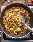 316 Stainless Steel Frying Pan | Honeycomb Surface | Multi-Layer Construction